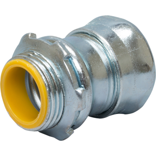 WI MEC-751B - Steel Compression Connector With Insulated Throat